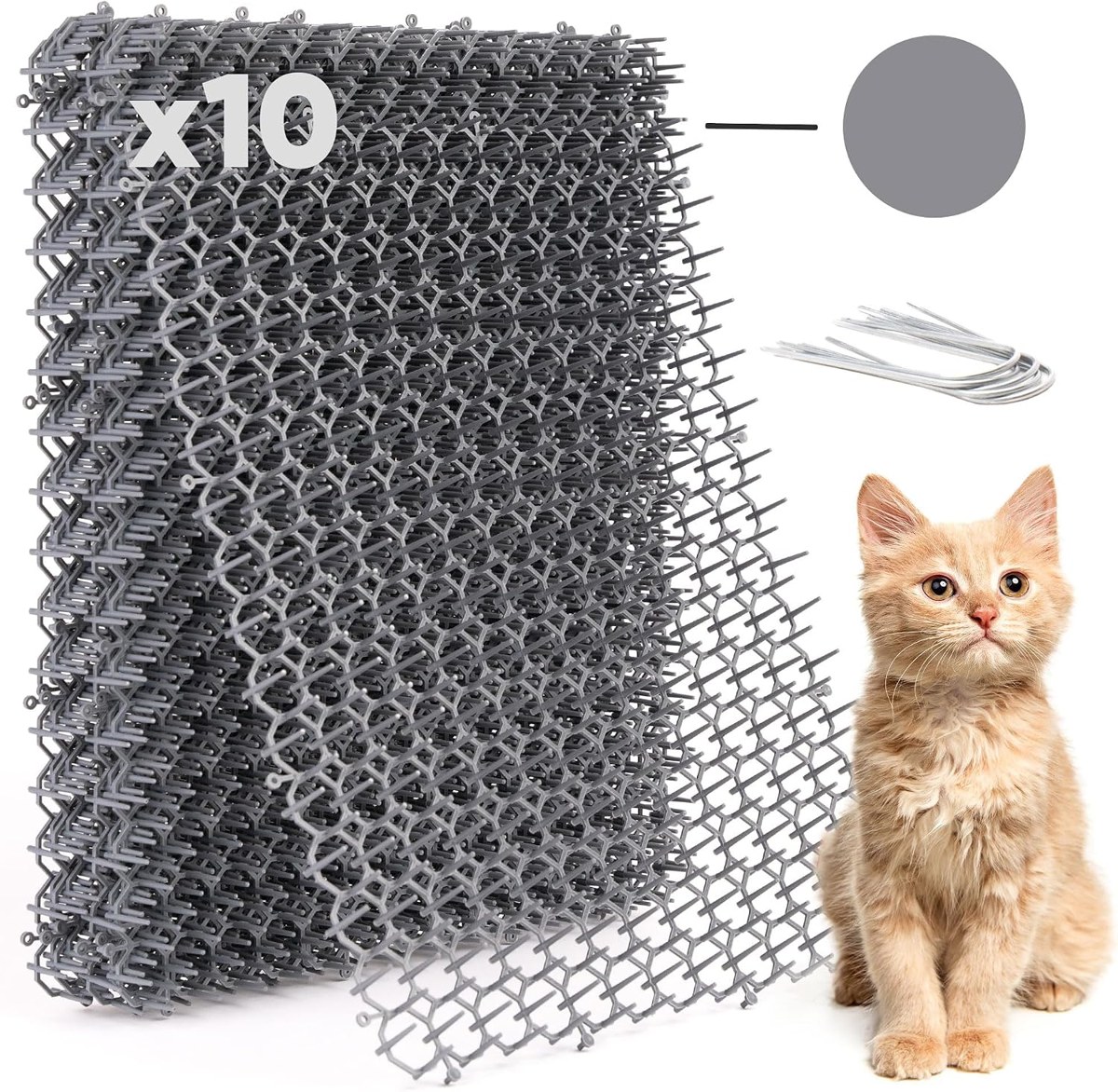 Petfolio Extra Large Scat Mat for Cats, 16.5 × 13.4 in